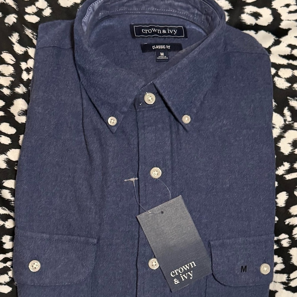 Crown & Ivy Men's Blue Shirt​